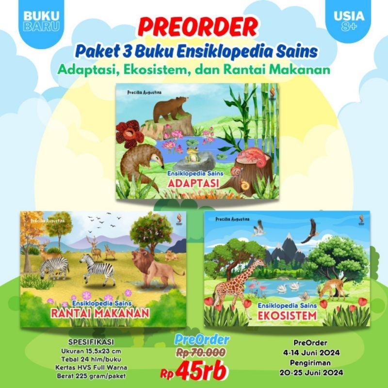 Ensiklopedia Sains ( Adaptasi,ekosistem,rantai makanan)