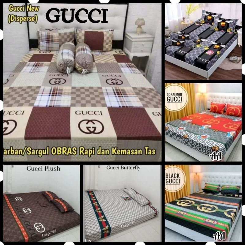 SPREI PREMIUM BRAND DORAEMON GUCI 90/100/120/140/160/180/200 TINGGI 30CM TINGGI 30 CM / SPREI GUCI G