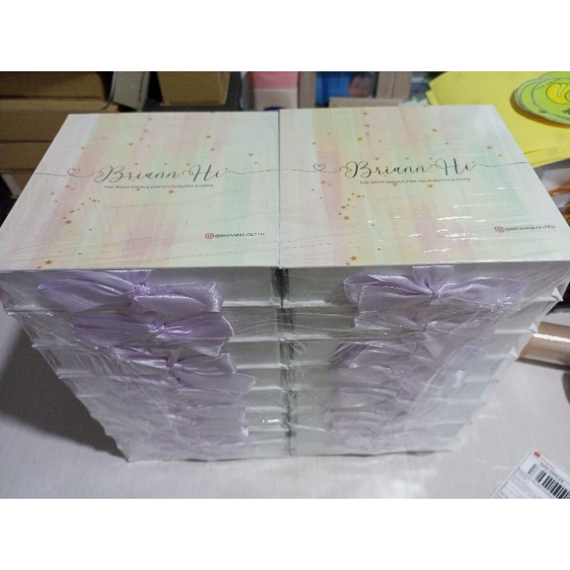 

custom box 15x15x3cm utk hijab murah cantik