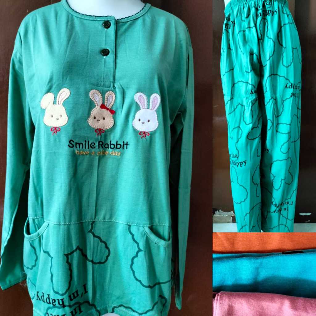 Baby Doll Lengan Panjang AMRO Label PUTIH/babydoll PP Dewasa/babydoll remaja