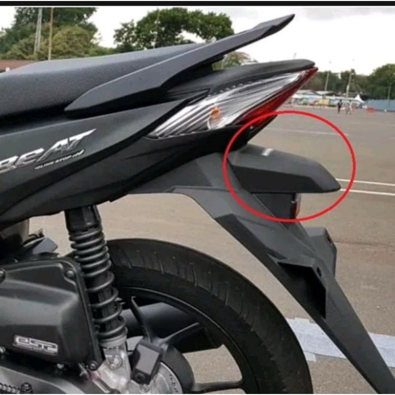 cover lampu spakbor belakang beat led beat delux beat street new set ilus beat led beat street new