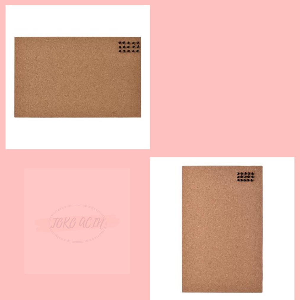 

SPESIAL Vlonsa Papan memo dengan pin hitam 52x33 cm