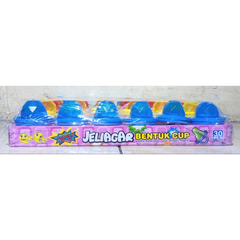 

NEW RELEASE !!JELLY AGAR CINCIN BENTUK CUP ISI 30 PCS