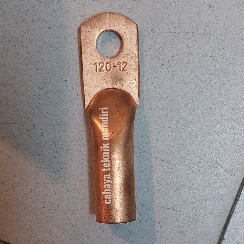 Skun kabel 120 mm lubang baut 12 skun tembaga DTG-120