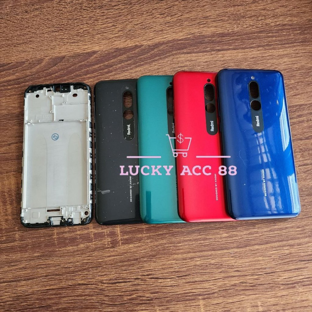 Backdoor Tutup Belakang Hp Xiaomi Xiomi Redmi 8 Backdor Back Cover Casing Kesing