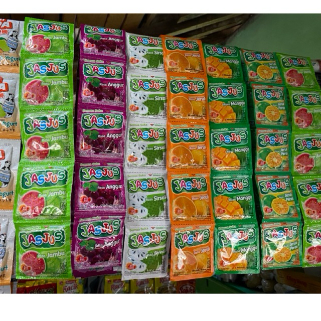 

jasjus minuman serbuk instan aneka rasa | serenceng isi 10pcs