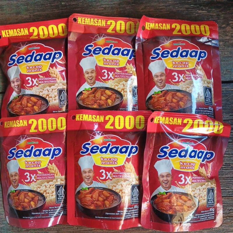 

Sedap kecap manis kemasan pouch 2000an
