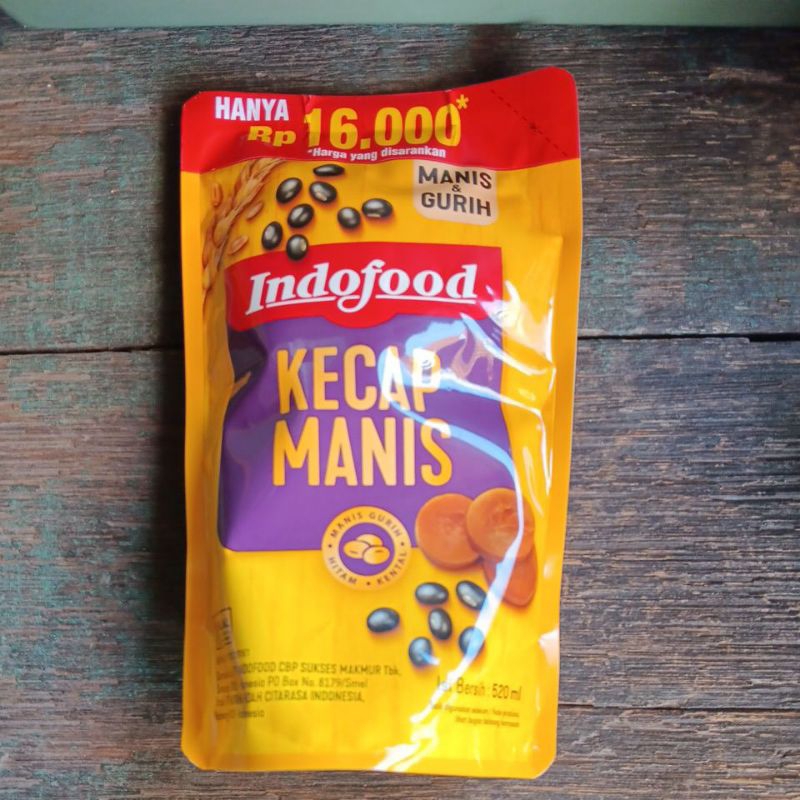 

Indofood kecap manis kemasan 520 ml