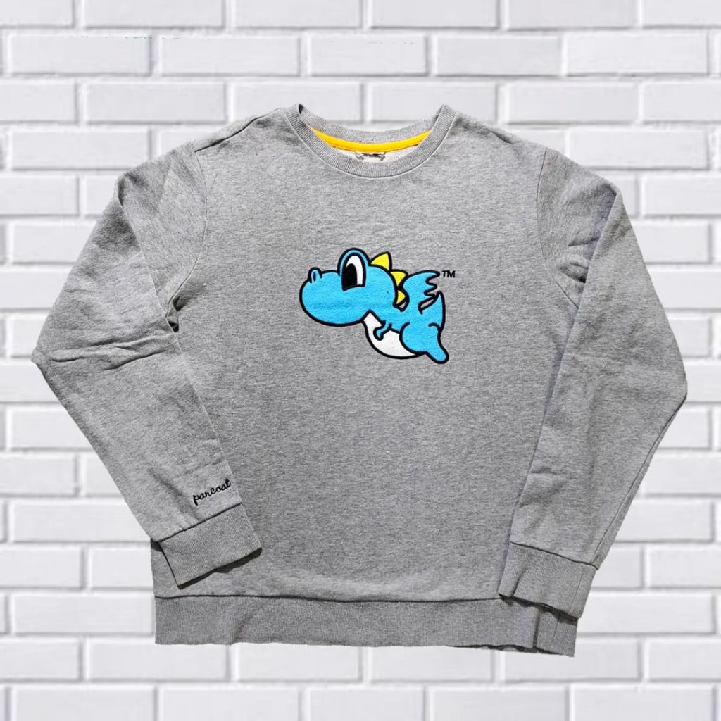 SWEATER CREWNECK PANCOAT BABY DRAGON, SIZE S FIT M (SECOND BRANDED) CN0080