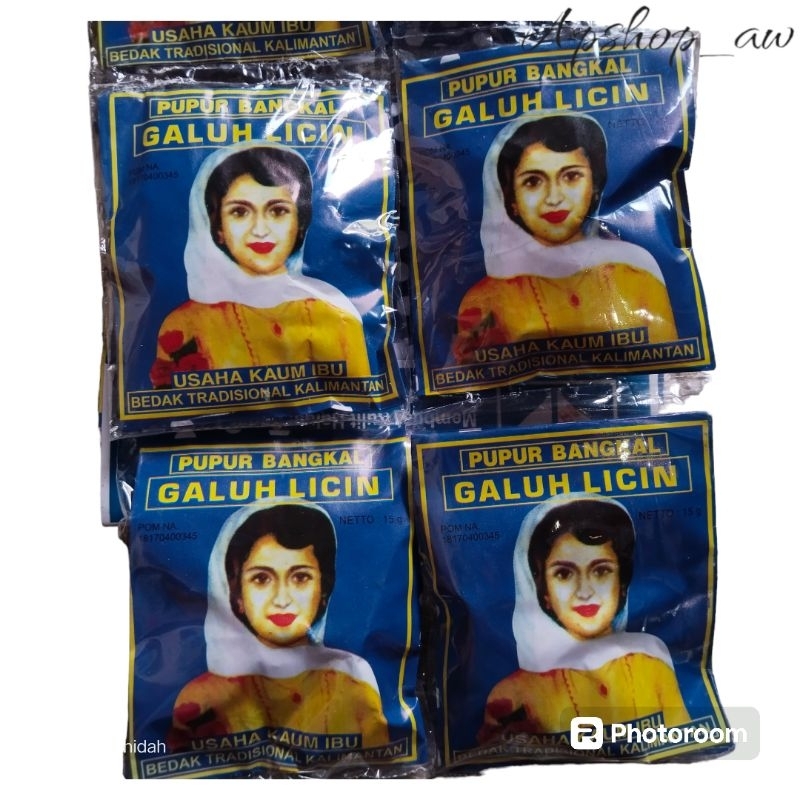 Pupur Bangkal Galuh Licin Kalimantan-Masker Dingin tradisional