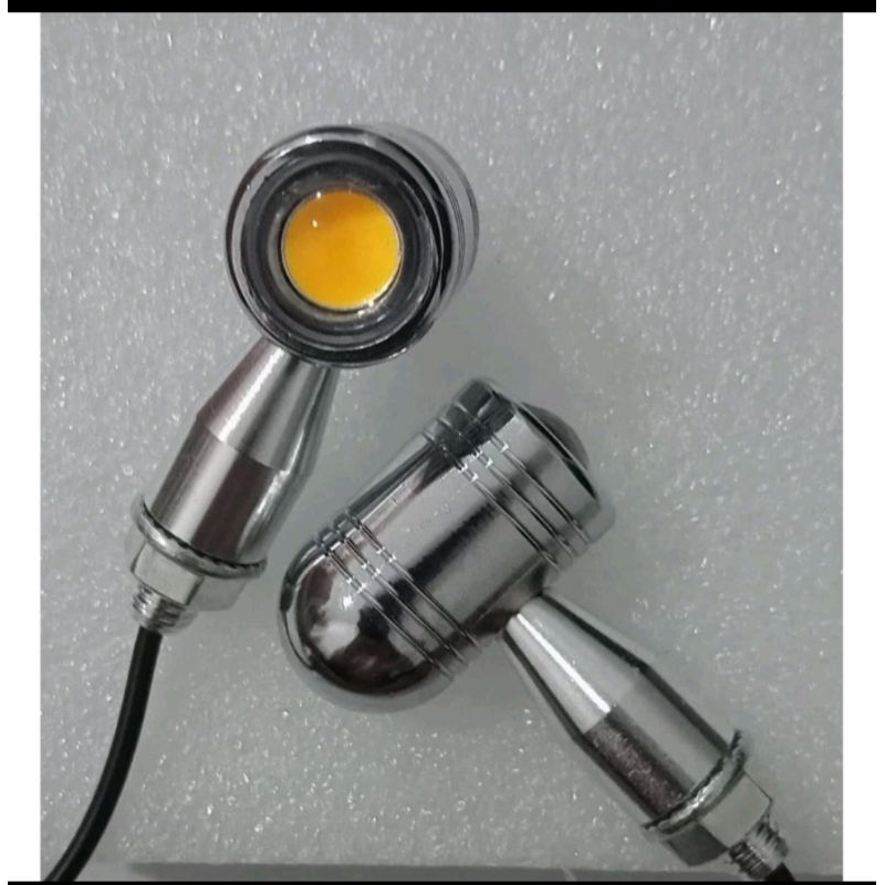 Lampu seni riting led mini model stenlis import