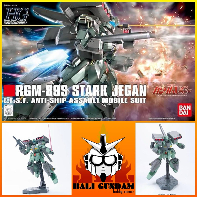 HG 1/144 RGM-89S STARK JEGAN Bali Gundam Hobby Corner Bandai Original