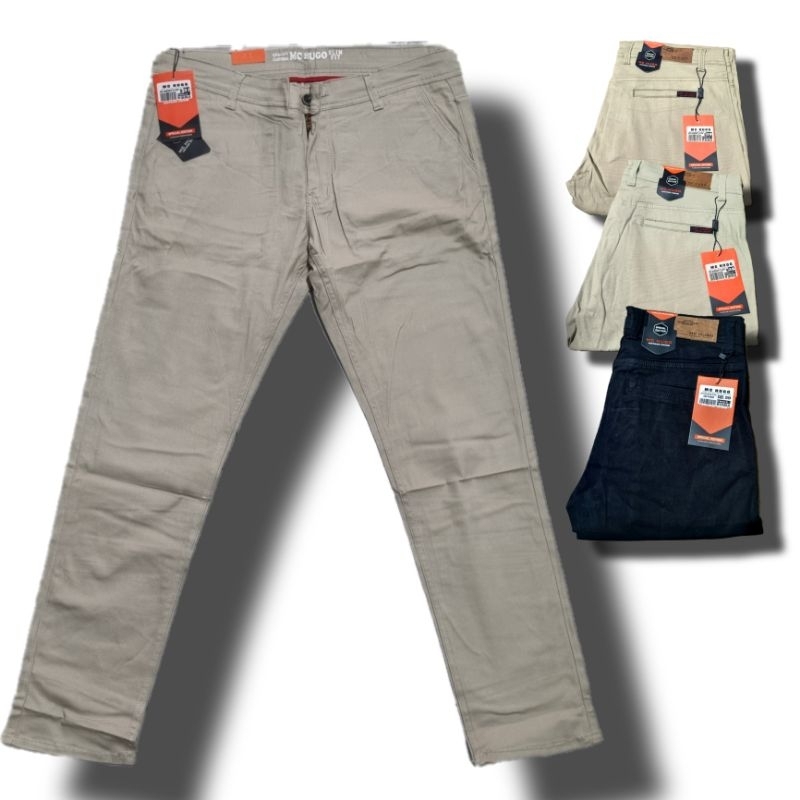 Celana Mc Hugo katun slim fit - Celana chinos Mc Hugo stretch