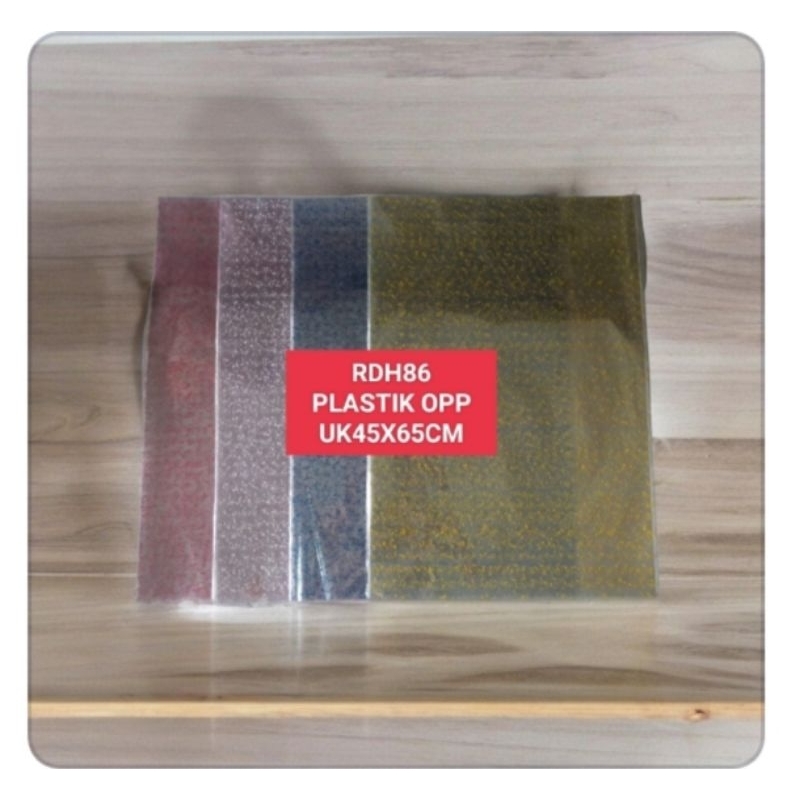 

0pp flower (isi 12pcs) plastik snack parcel dll ( UK 45X65CM)