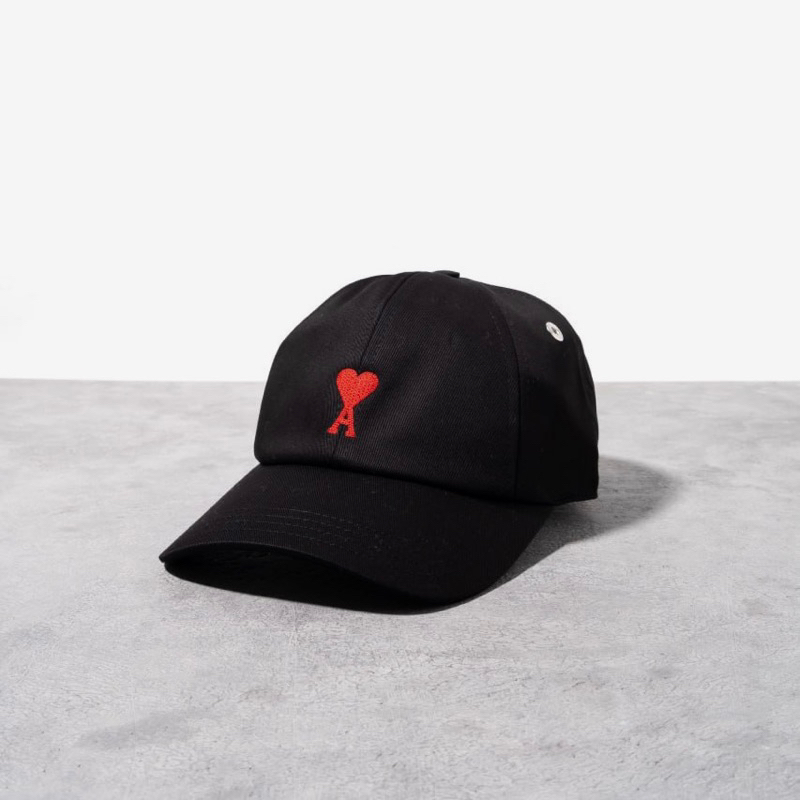 Ami Paris Logo Cap Black