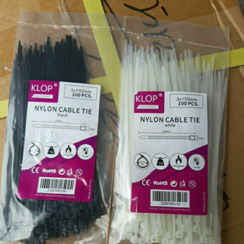 

TALI TIE TALI TIS NYLON CABLE TIE 15CM KLOP