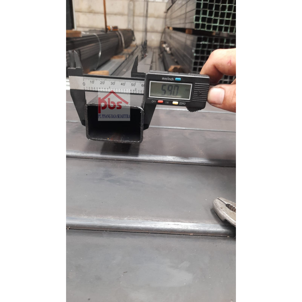 BESI HOLLOW HITAM 40 x 60 (1.2mm 1.4mm 1.7mm 1.8mm 2.0mm 2.3mm 2.7mm 3.0mm) / HOLO KOTAK