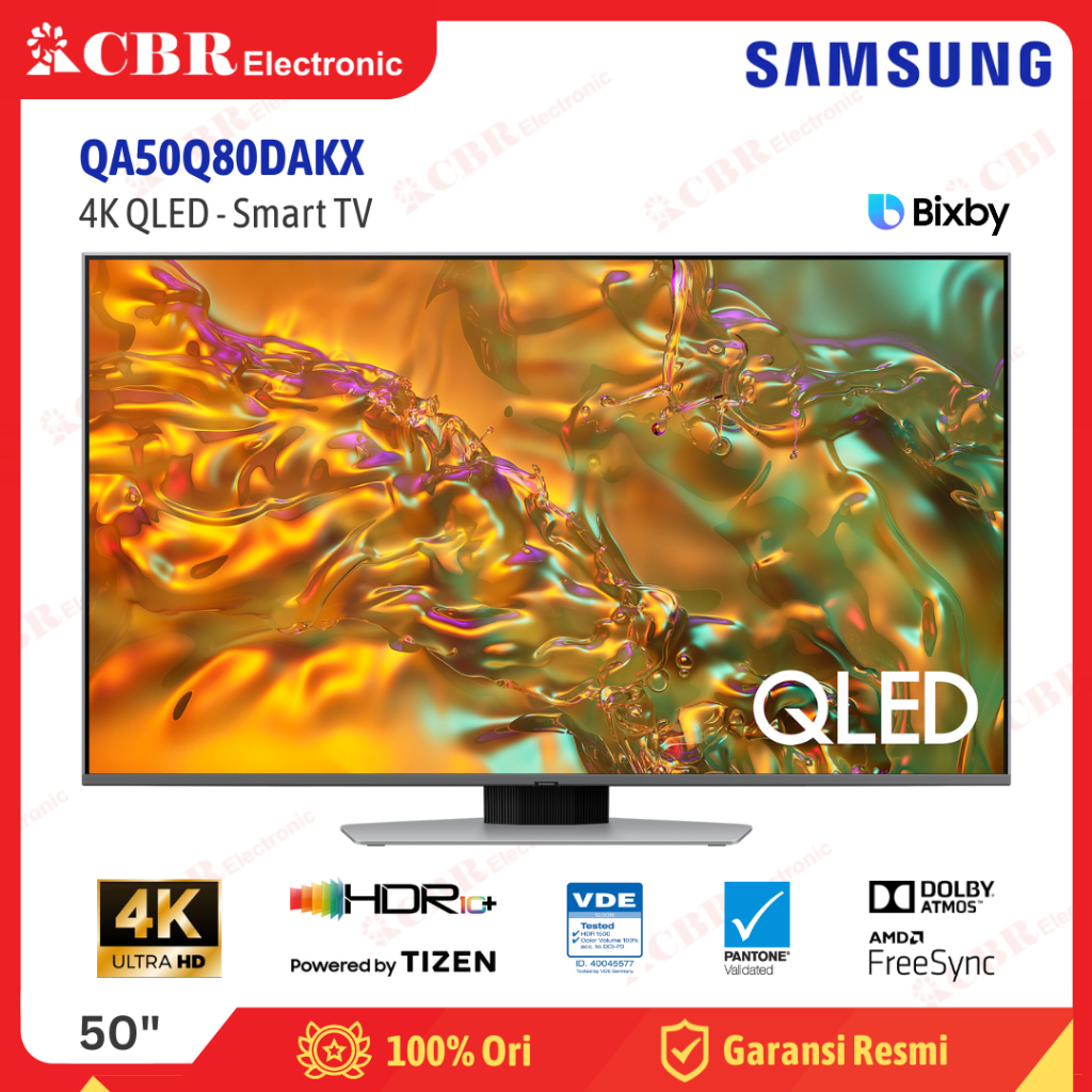 TV SAMSUNG 50 Inch LED QA50Q80DAKX (4K QLED-Smart TV)