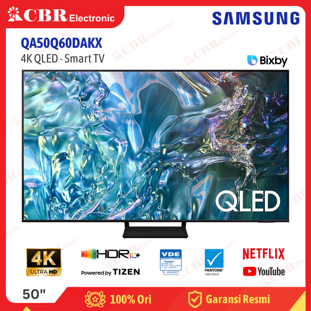 TV SAMSUNG 50 Inch LED QA50Q60DAKX (4K QLED-Smart TV)