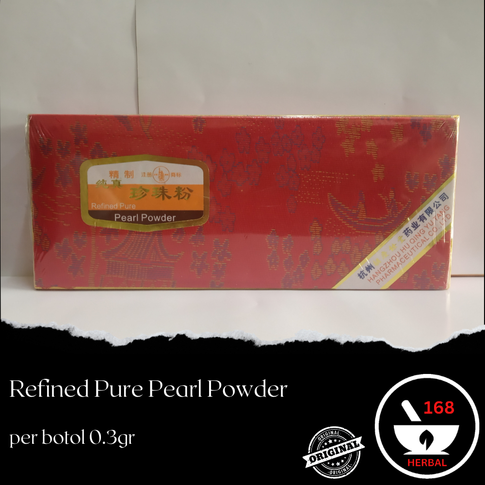 Refined Pure Pearl Powder / Zhen Zhu Fen / per botol 0.3gr