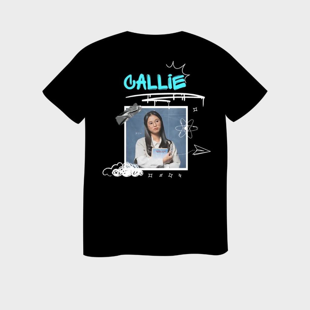 Kaos JKT48 Callie Special Goes To School Edition | Kaos JKT48 | Kaos Unisex Pria Wanita / Ukuran M /