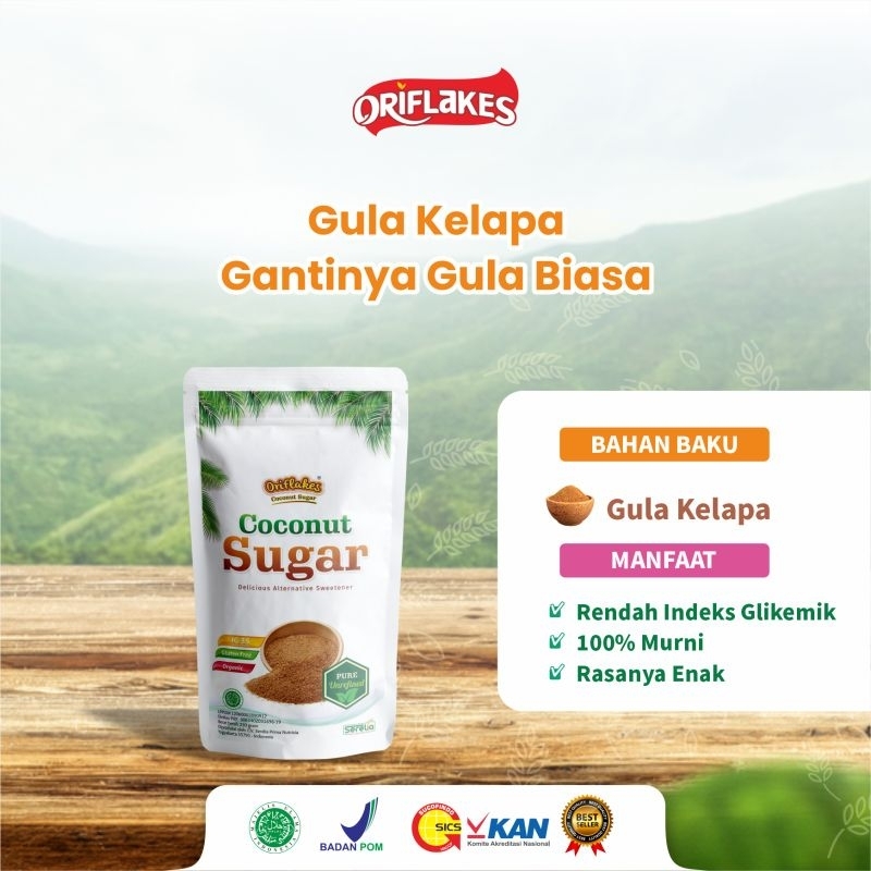 

Gula Kelapa / Coconut sugar / Organik / Rendah Indeks Glikemik 250 Gram