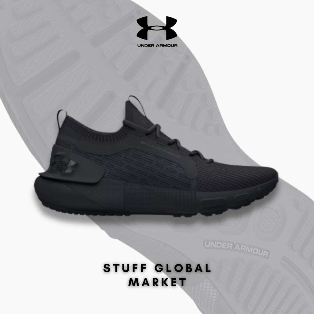 Under Armour HOVR Phantom 3 SE Mens Running Shoes - Black / Black