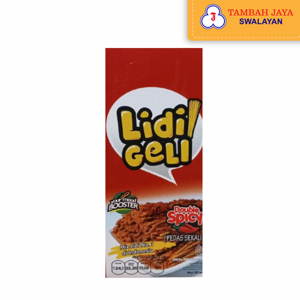 

Mie Lidi Geli Rasa Double Spicy 90gr