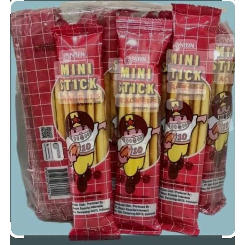 

Nissan mini Stick crackers isi 10 @ 25gr