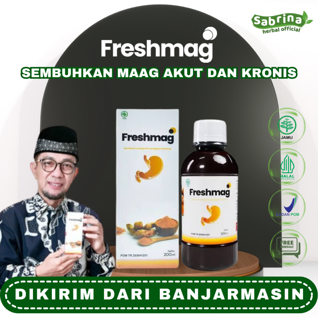 Freshmag Madu Lambung Obat Sakit Maag Asam Lambung Original Banjarmasin