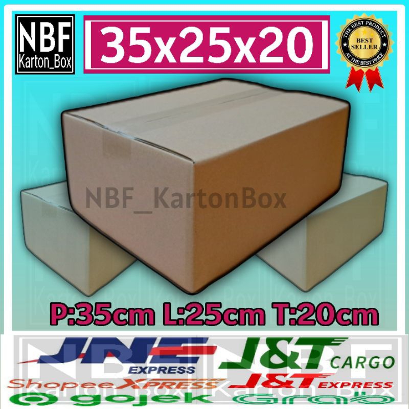 

KartonBox 35x25x20 cm,Kardus Packing Serbaguna, Pembungkus Paket dll.