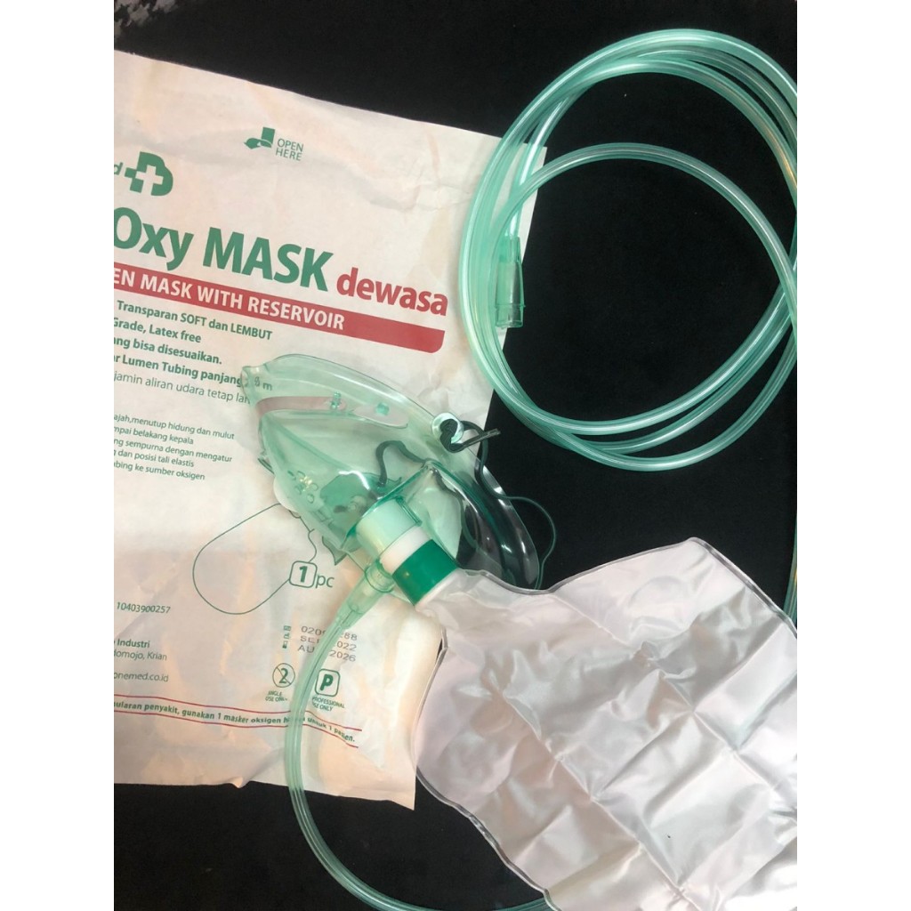 Onemed Besmed Hi-Oxy Mask - Masker Oksigen