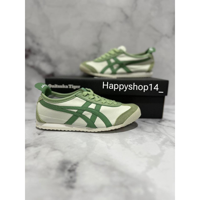 Sepatu Onitsuka Mexico 66 White Green Mint / Airy Green