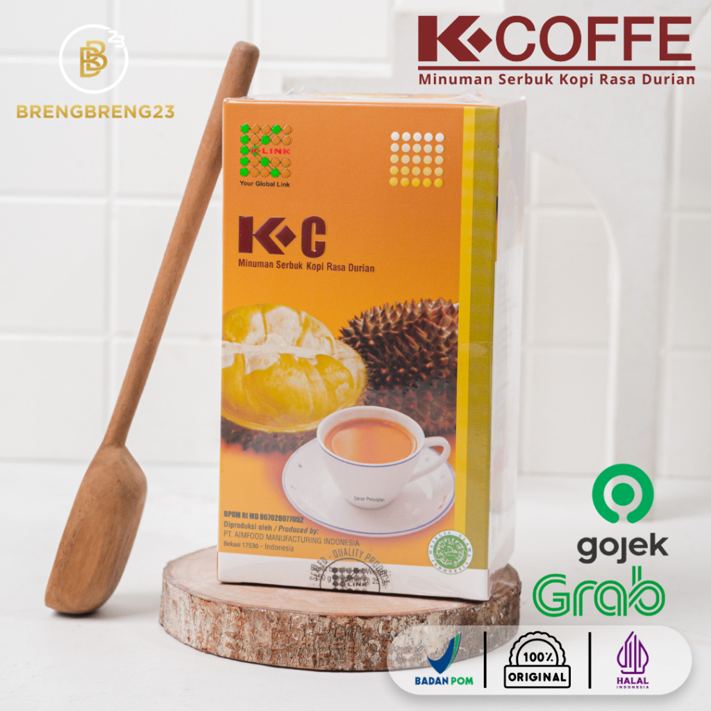 

K - Coffee Durian | Kopi Durian | ORIGINAL | K-C Minuman Serbuk Kopi Rasa Durian