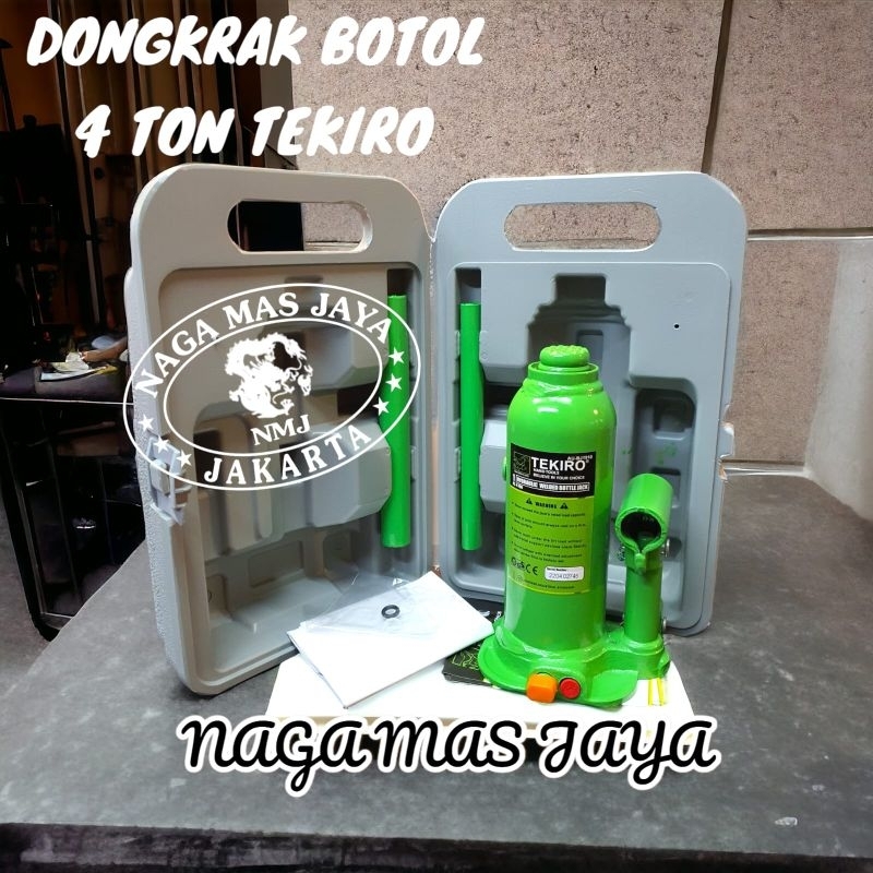 TEKIRO DONGKRAK BOTOL 4 TON / HYDRAULIC BOTTLE JACK TEKIRO 4 TON / DONGKRAK BOTOL MOBIL TEKIRO 4 TON