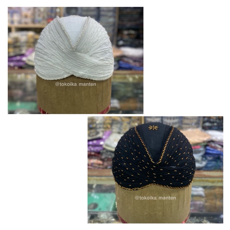 BLANGKON JOGJA PAYET HITAM / BLANGKON JOGJA PAYET PUTIH