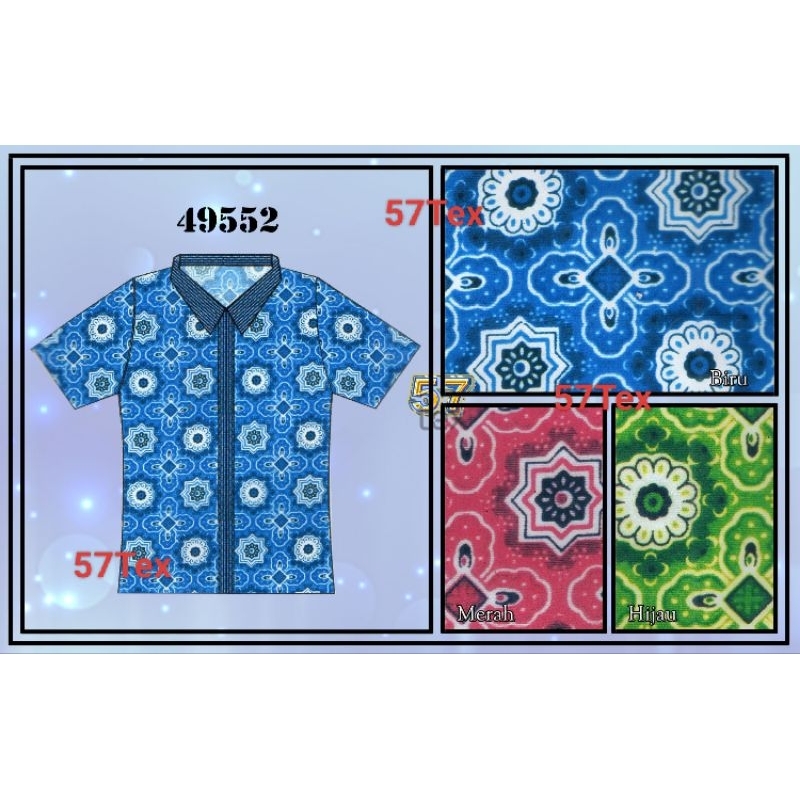 Batik Siswa / Batik Sekolah Gurita 49552 / Sekolah TK SD SMP SMA
