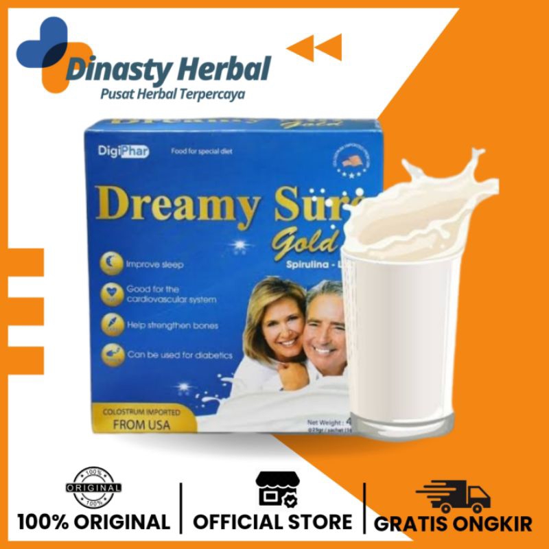 

DREAMY SURE GOLD MILK IMPORT USA SUSU MENGATASI INSOMNIA DAN GANGGUAN TIDUR