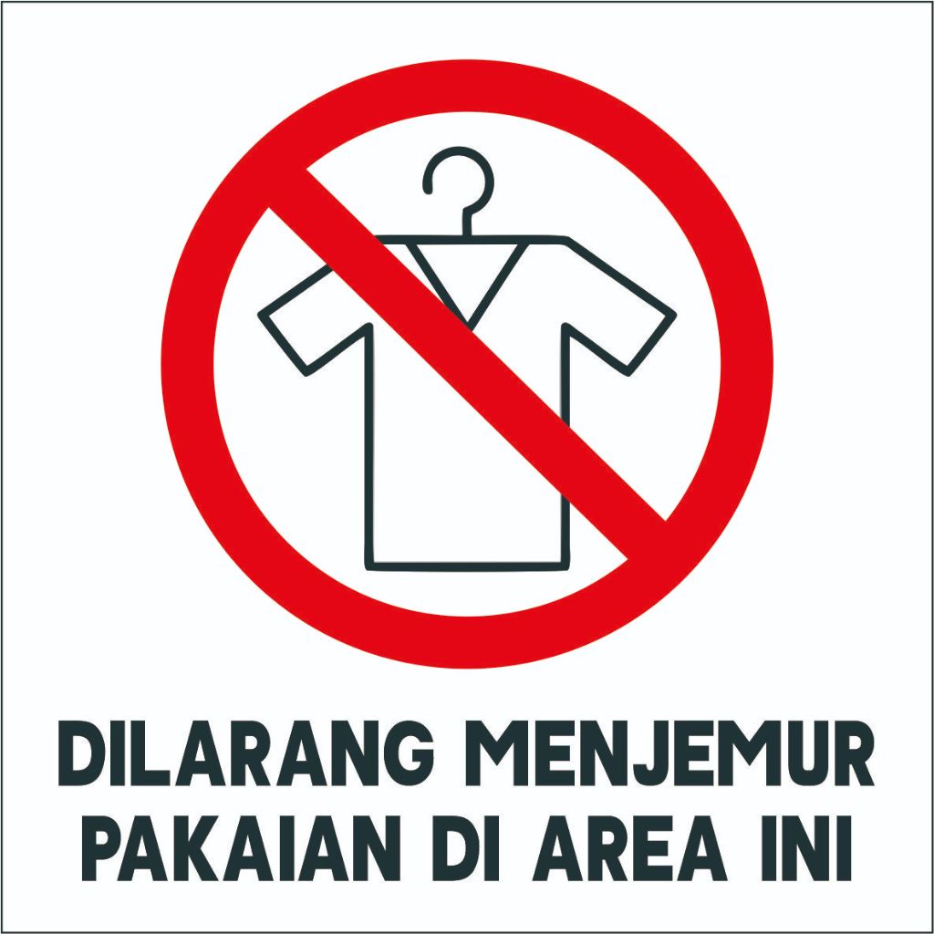 

STIKER DILARANG MENJEMUR BAJU DISINI