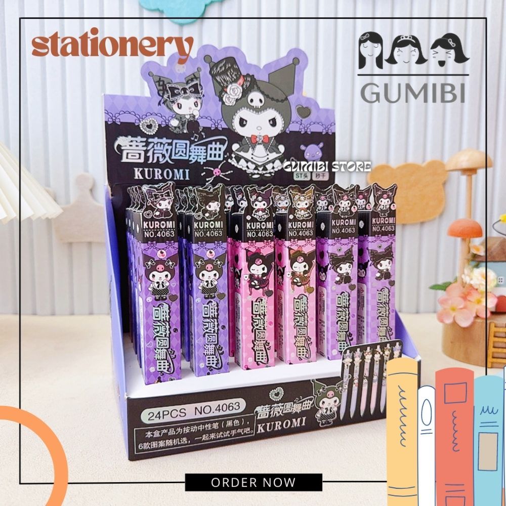 

PULPEN CETEK MEKANIK KUROMI SUPER MEWAH KODE 4063 PENA GEL CETEK KUROMI LUCU TERMURAH