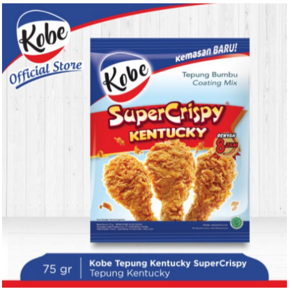 

Kobe Tepung Bumbu Ayam Kentucky Super Crispy 75 gr