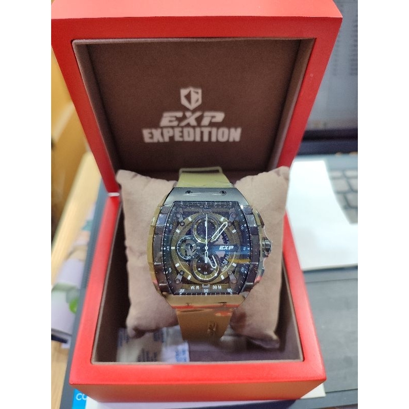 PROMO JAM TANGAN ARLOJI PRIA COWOK ORIGINAL EXPEDITION EXP EKSPEDITION E6782  TAHAN AIR