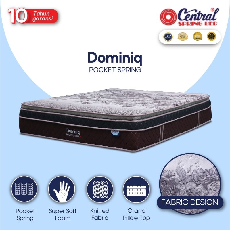 Central Hanya Kasur Springbed Dominiq