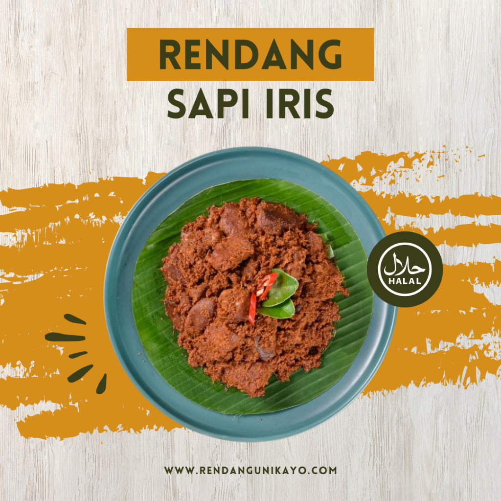 

RENDANG DAGING SAPI IRIS (ORIGINAL/TIDAK PEDAS) - UNIKAYO