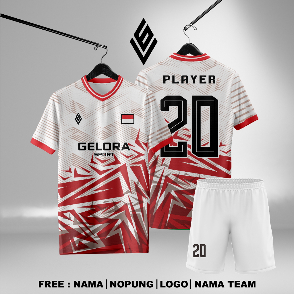 Baju Jersey Bola Custom Full Printing Dryfit – Desain Bebas Nama Sendiri