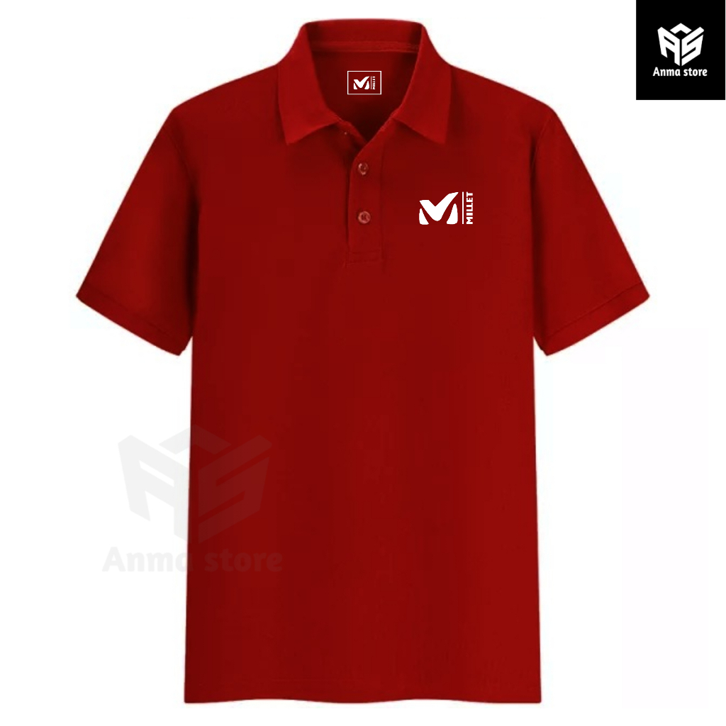 Kaos Kerah Polo shirt Hiking Pendaki Gunung Millet