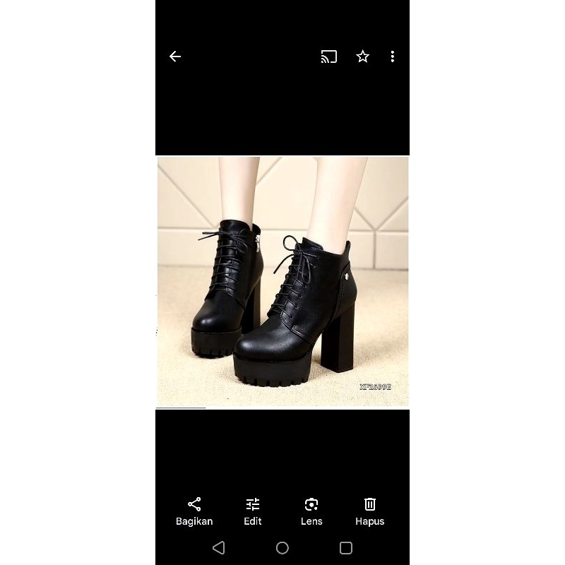 Sepatu Boots Wanita Korean Style