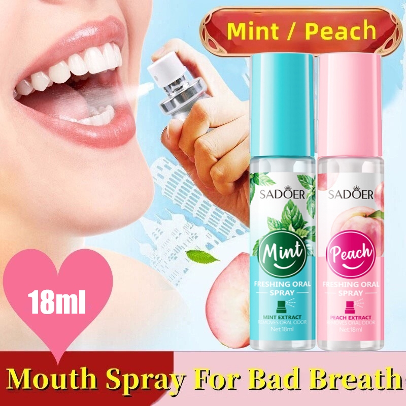 Spray Mulut Refreshing Mouth Spray Parfum Mulut 18ml Spray Mulut Dan Nafas Wangi Spray Pewangi Mulut