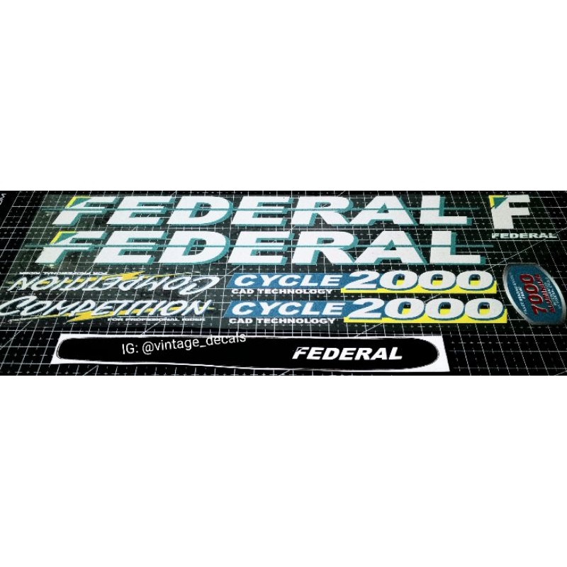 sticker federal COMPETITION compe alloy 7000