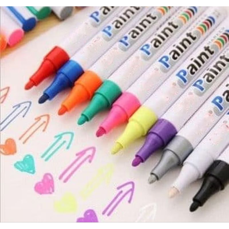 100% Paint Marker Spidol Ban Mobil Motor Vauto Paint Marker